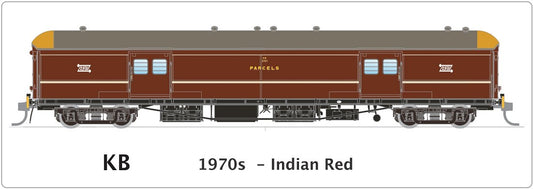 KB 1970s, Indian Red