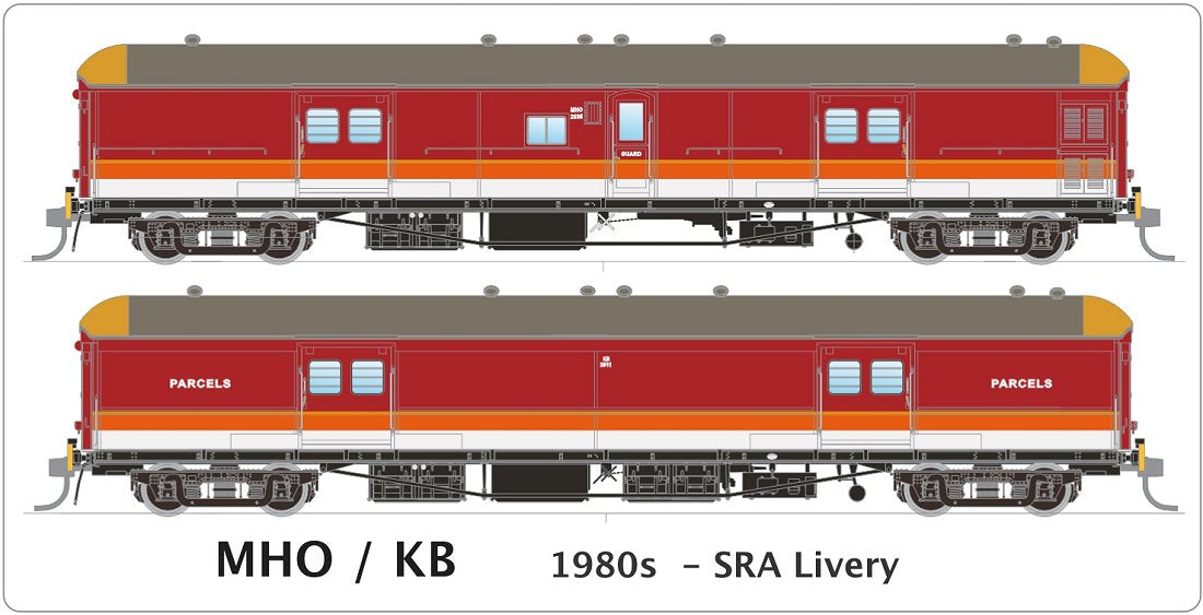 MHO / KB 1980s, SRA Livery (twin pack)