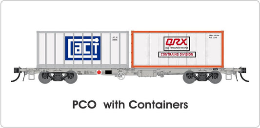 PCO wagons, with 6 containers