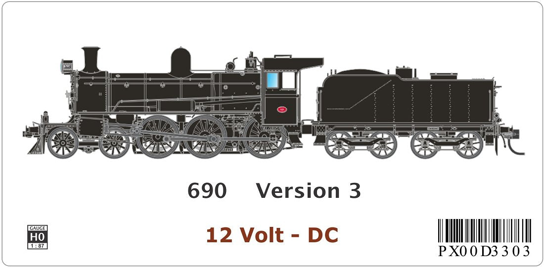 Version 3, Generator on Firebox, Bar Cow Catcher