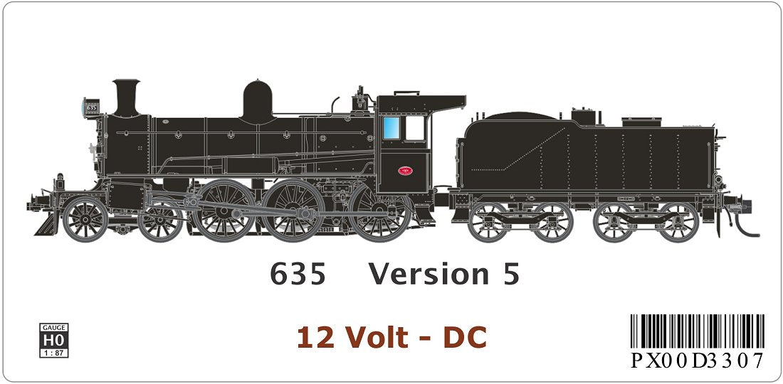 Version 5, Generator on Footplate, Plate Cow Catcher