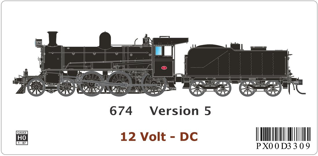 Version 5, Generator on Footplate, Plate Cow Catcher