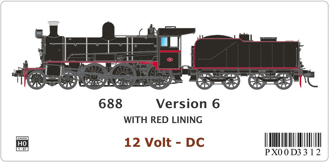 Version 6, Generator on Footplate, No Cow Catcher