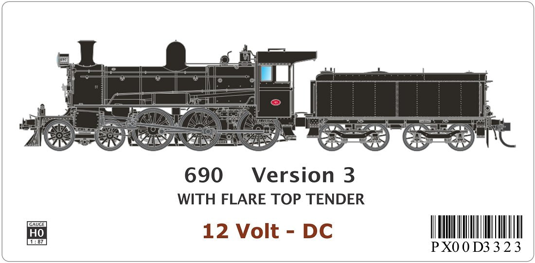 Version 3, with Flare Top Tender