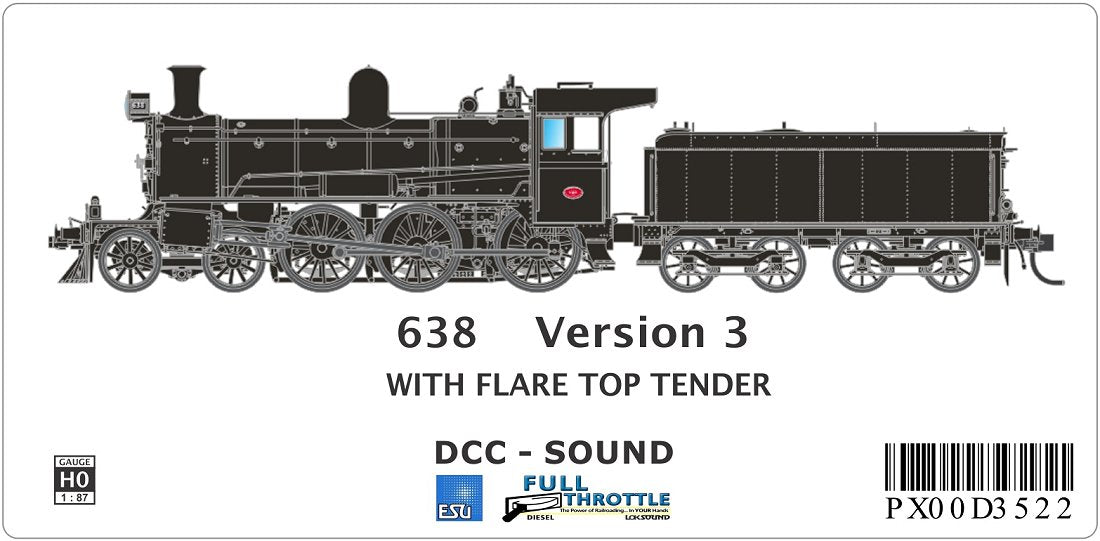 Version 3, with Flare Top Tender