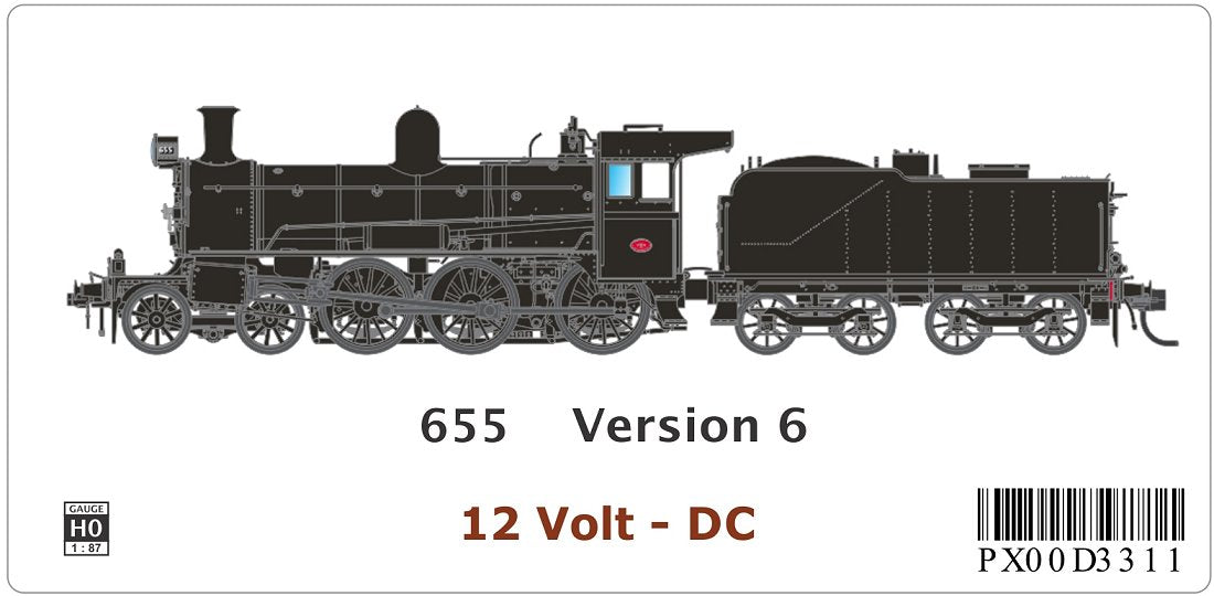 Version 6, Generator on Footplate, No Cow Catcher