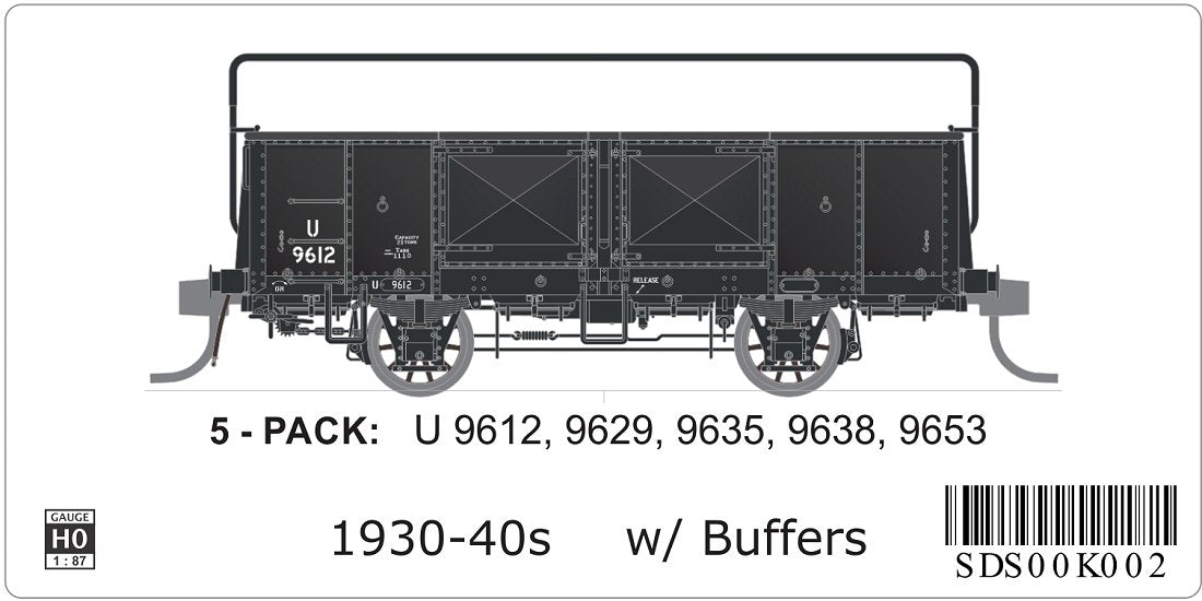 1930 - 40s, with buffers, spoked wheels