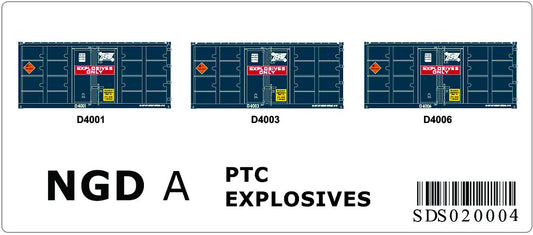 NGD PTC-Explosives pack A