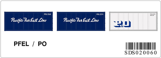 Pacific Far East Line x2, P&O