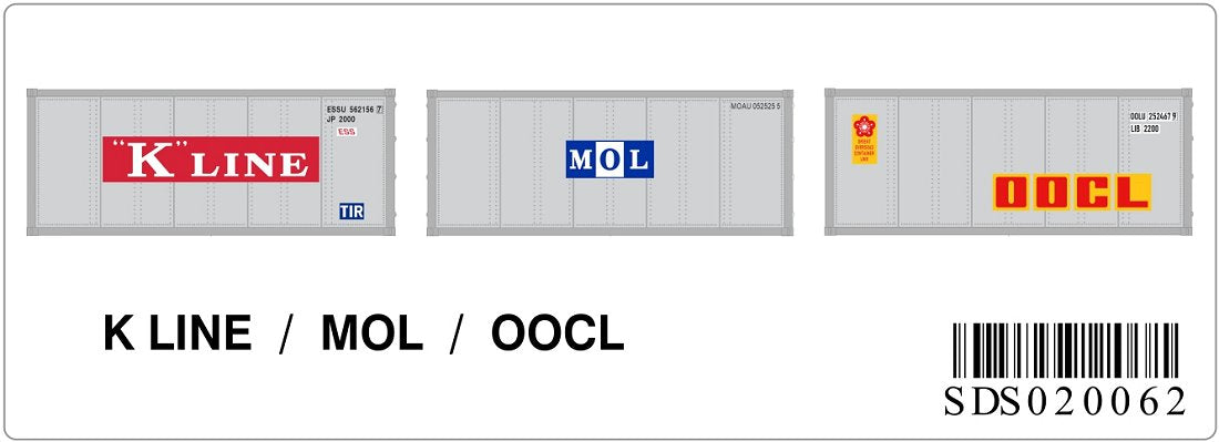 "K" LINE, MOL, OOCL