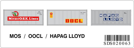 Mitsui O.S.K. Lines, OOCL, HAPAG LLOYD