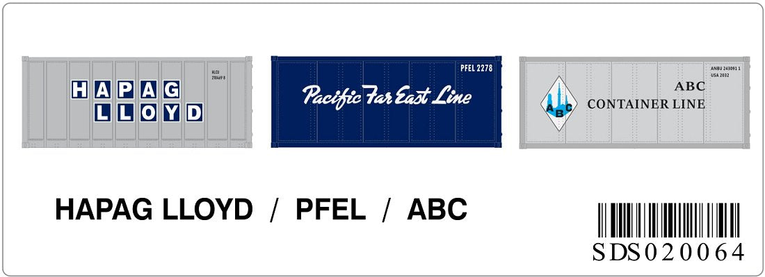 HAPAG LLOYD, Pacific Far East Line, ABC Containerline