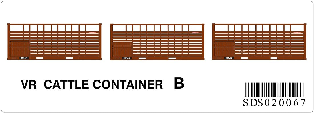VR MC Cattle Container x3, (pack B)