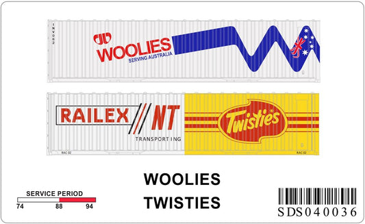 WOOLIES and TWISTIES