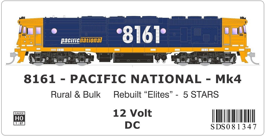 Pacific National Mk4 - Rural & Bulk, Rebuilt Elites, 5 stars