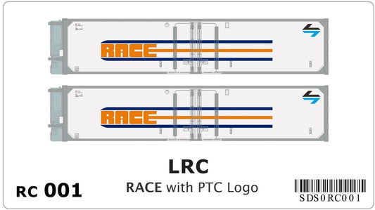 LRC 40' Refrigerated, RACE with PTC logo