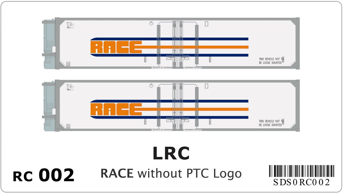 LRC 40' Refrigerated, RACE without PTC logo