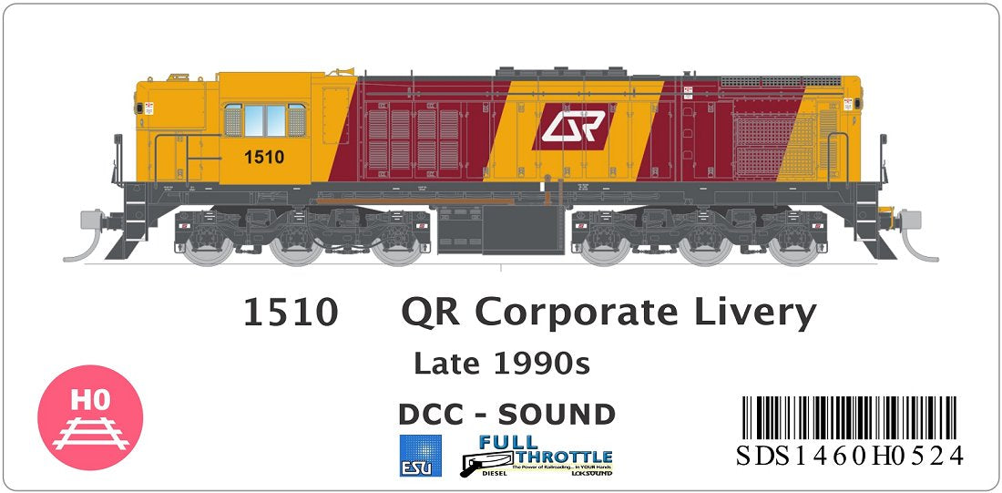 1502 Class, QR Corporate Livery, Late 1990s