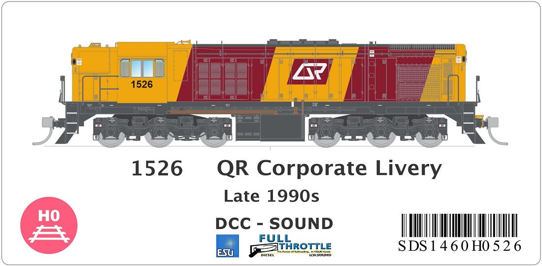 1502 Class, QR Corporate Livery, Late 1990s