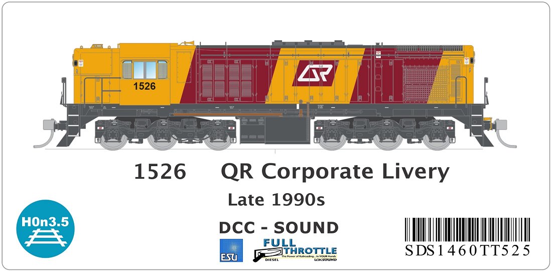 1502 Class, QR Corporate Livery, Late 1990s