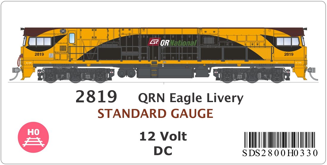 QRN Eagle Livery, Standard Gauge