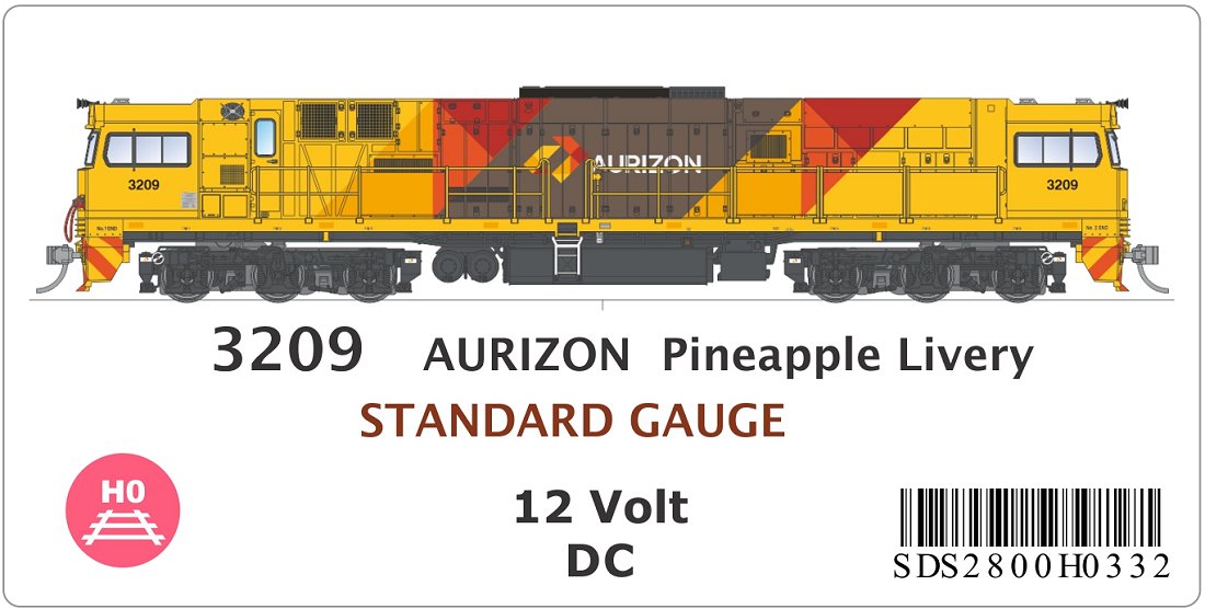 AURIZON Pineapple Livery, Standard Gauge