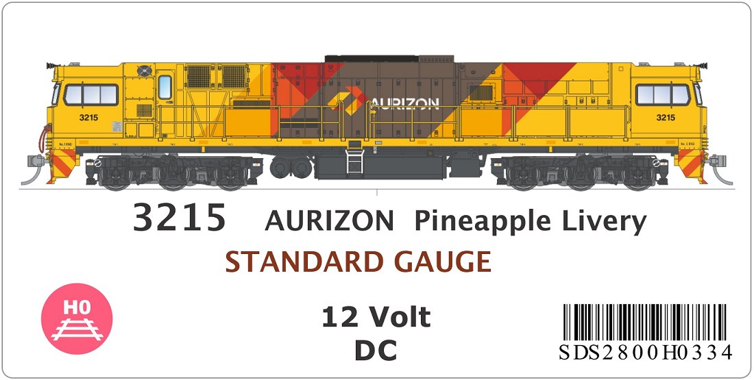 AURIZON Pineapple Livery, Standard Gauge