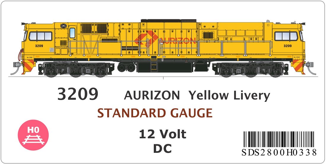 AURIZON Yellow Livery, Standard Gauge