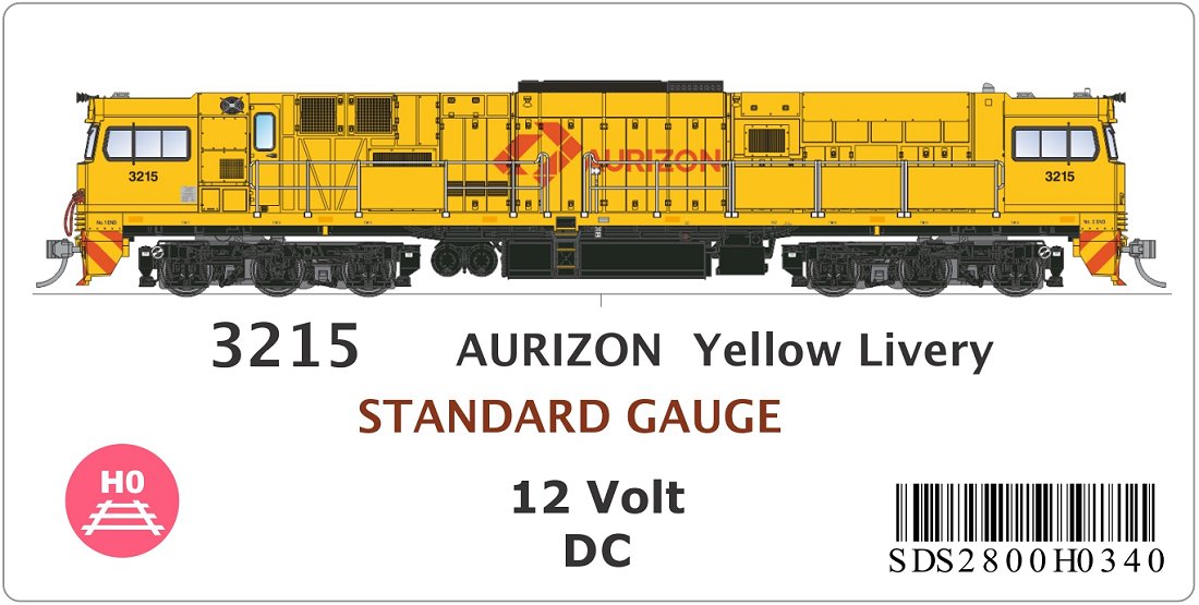 AURIZON Yellow Livery, Standard Gauge