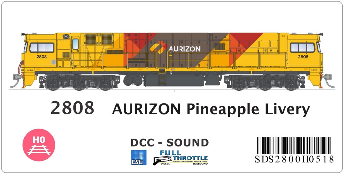 AURIZON Pineapple Livery