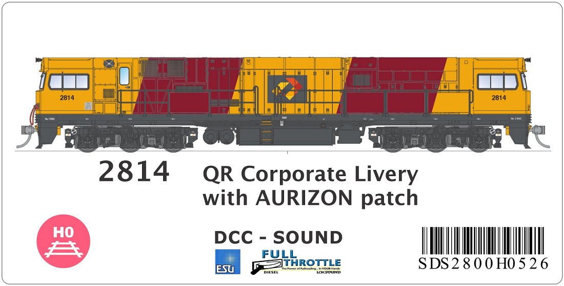 QR Corporate Livery, with AURIZON patch