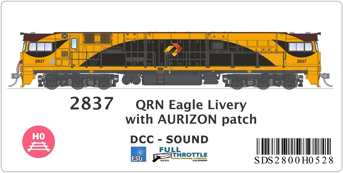 QRN Eagle Livery, with AURIZON patch