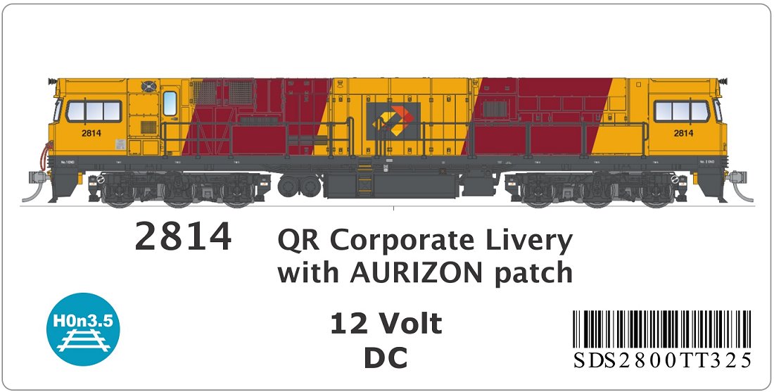 QR Corporate Livery, with AURIZON patch