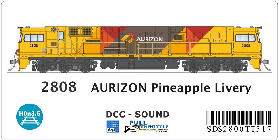 AURIZON Pineapple Livery
