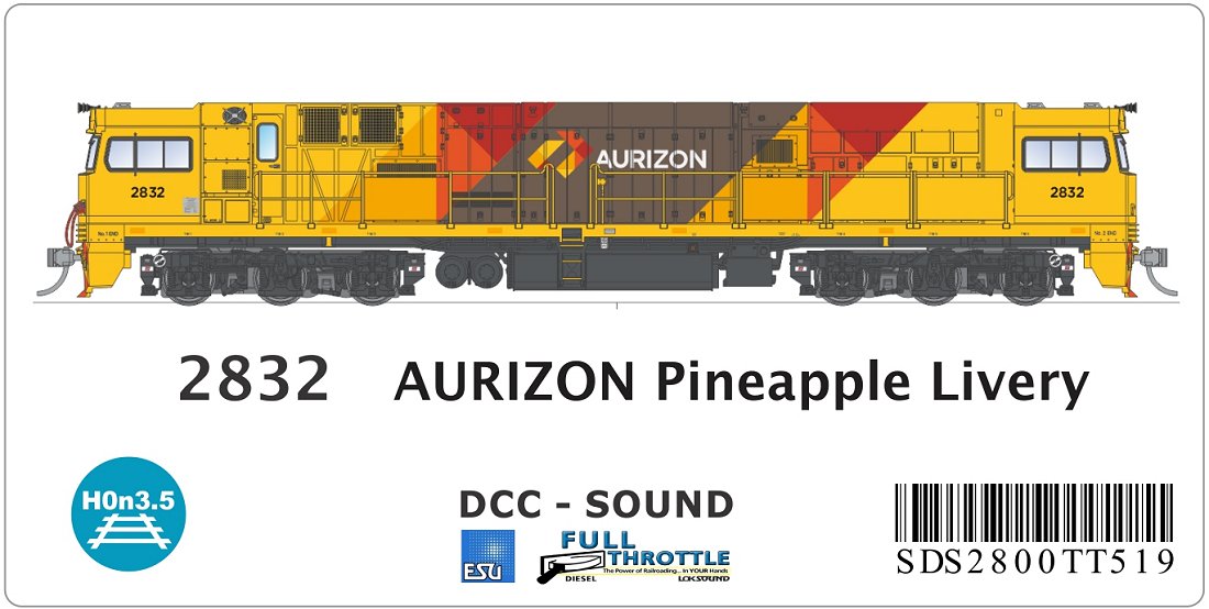 AURIZON Pineapple Livery