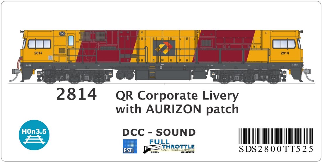 QR Corporate Livery, with AURIZON patch