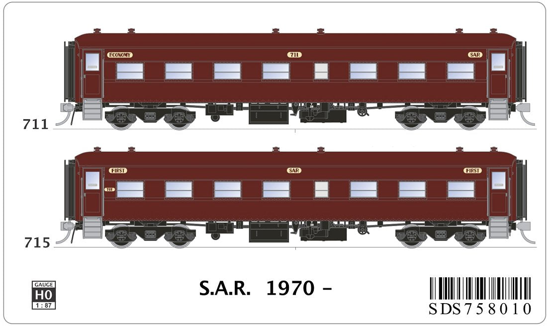 SAR 700/750/780 Class Steel Carriages – SDSModels