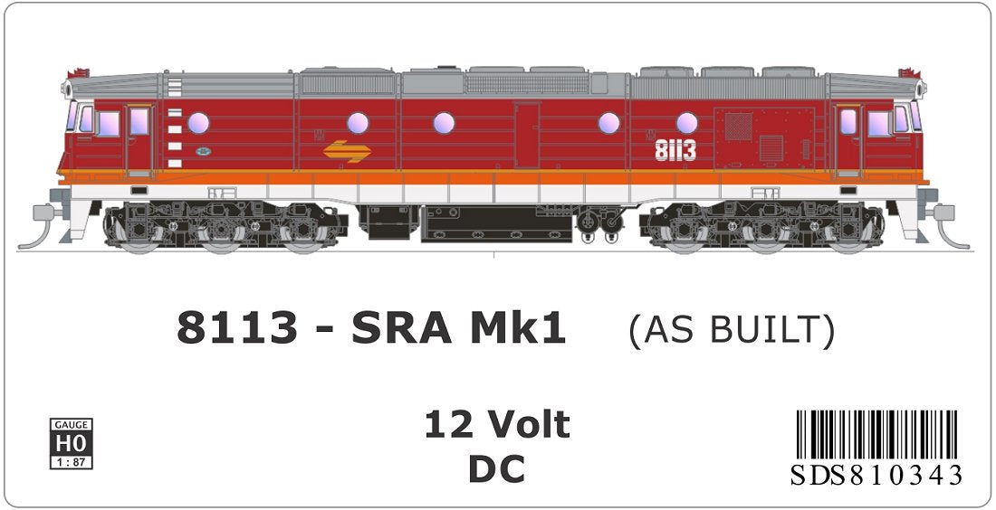 SRA Mk1 - as built