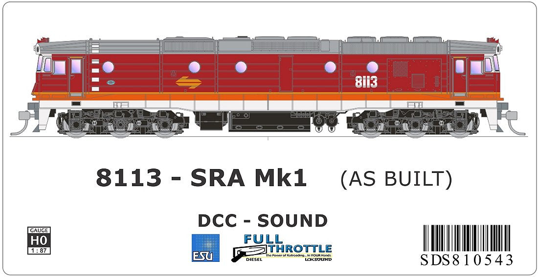 SRA Mk1 - as built