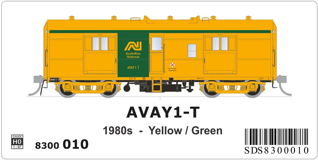1980s, AN, Yellow / Green