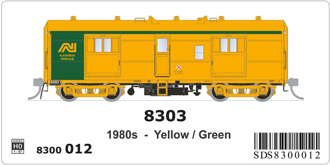 1980s, AN, Yellow / Green