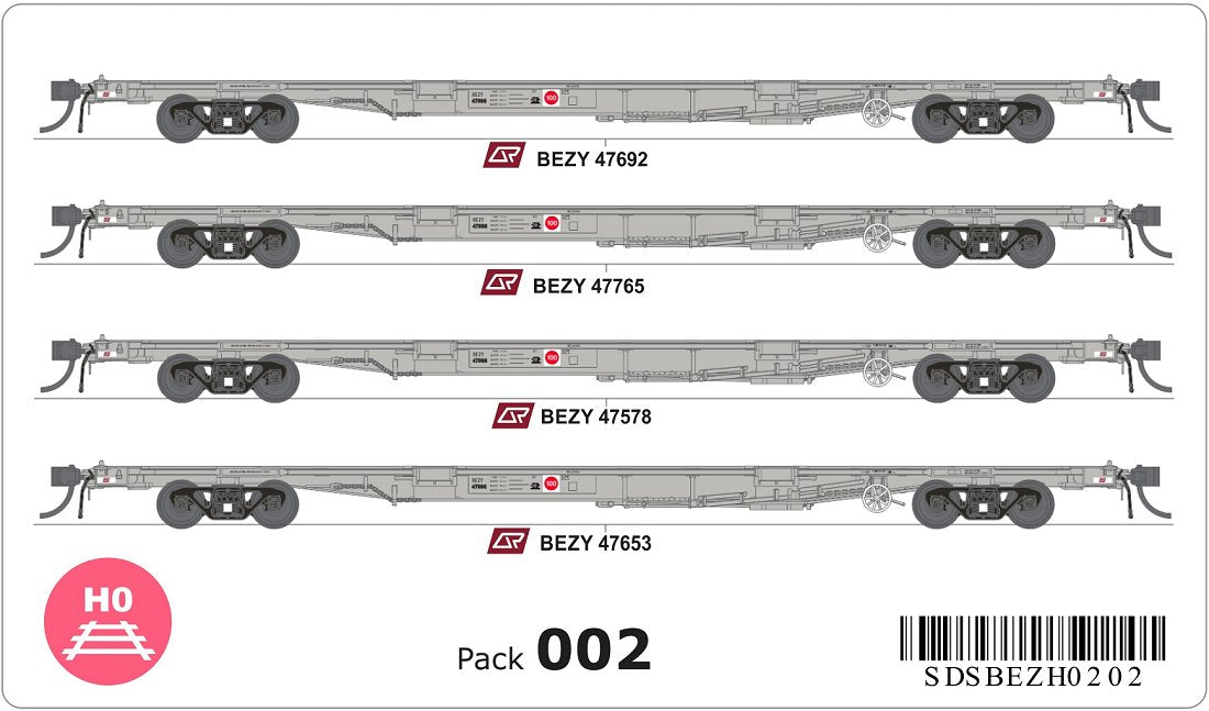 BEZY Container Wagons