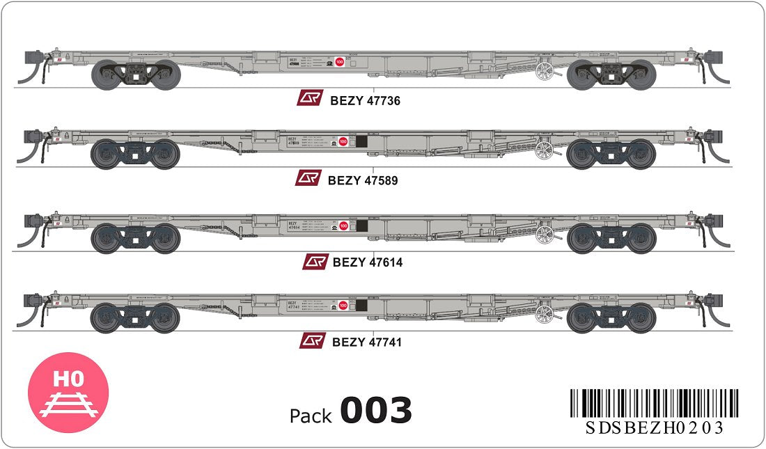 BEZY Container Wagons