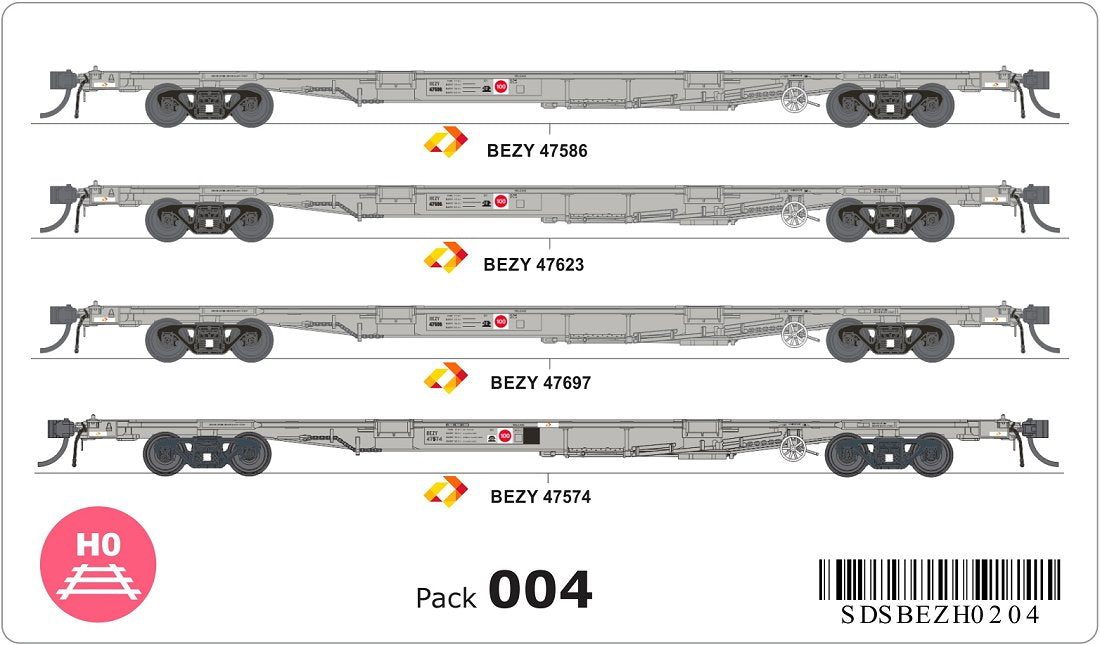 BEZY Container Wagons
