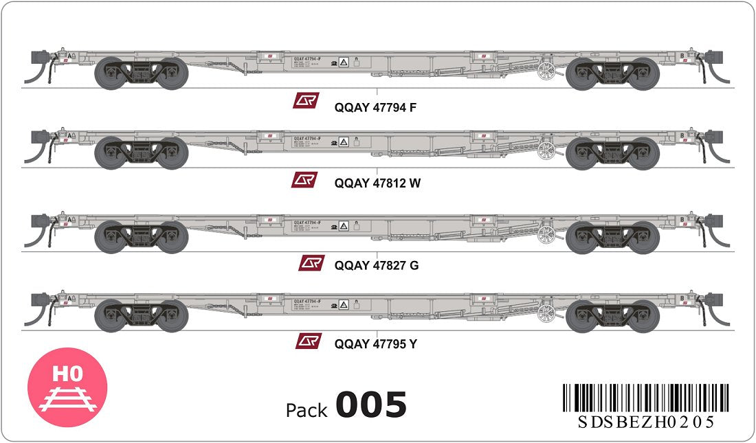 QQAY Container Wagons