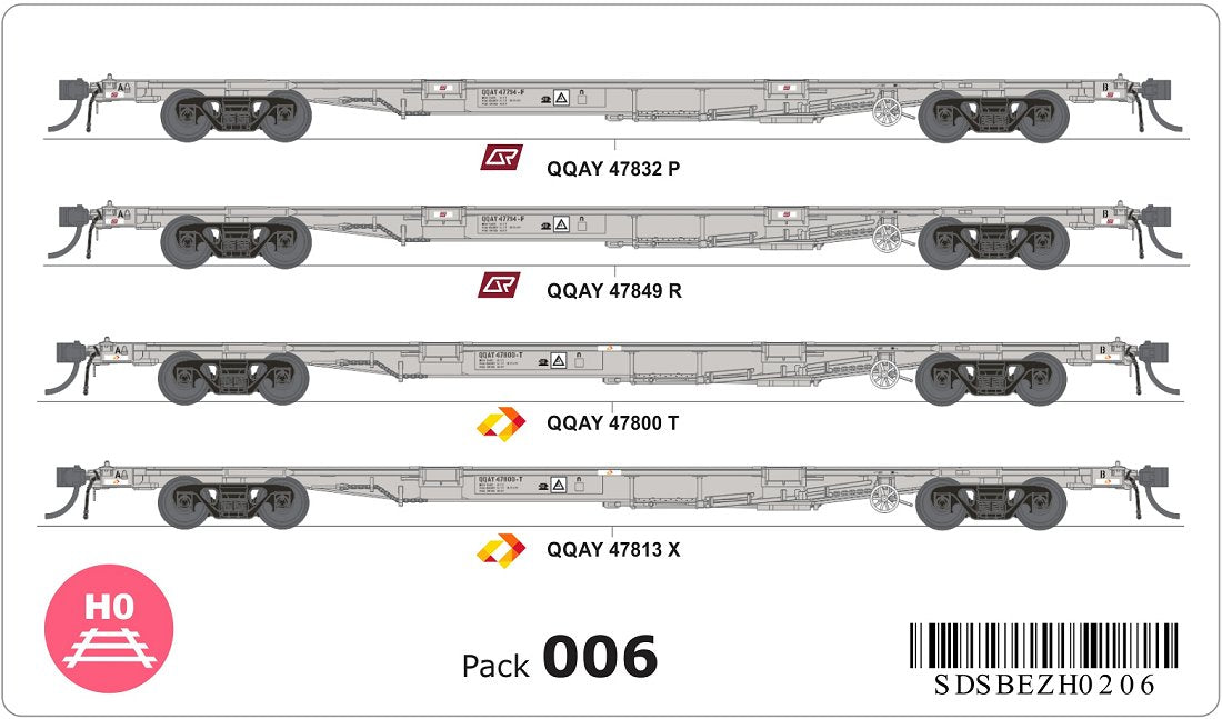 QQAY Container Wagons