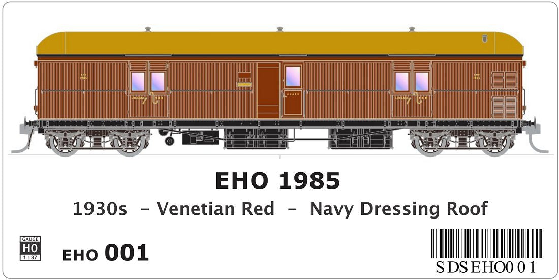 1930s, Venetian Red, Navy Dressing Roof