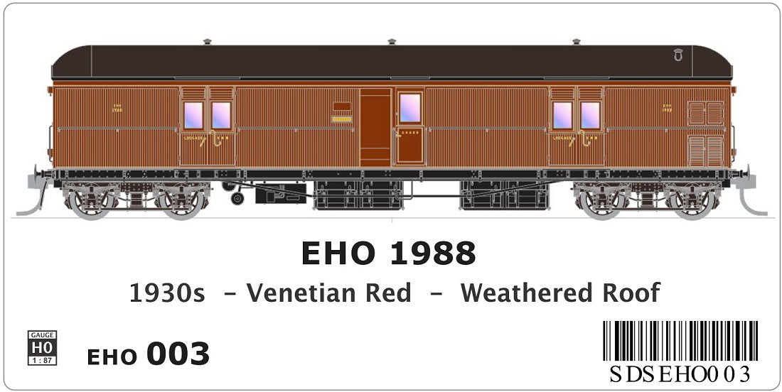 1930s, Venetian Red, Weathered Roof