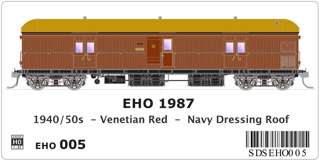 1940/50s, Venetian Red, Navy Dressing Roof