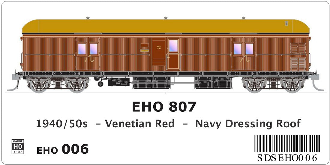 1940/50s, Venetian Red, Navy Dressing Roof